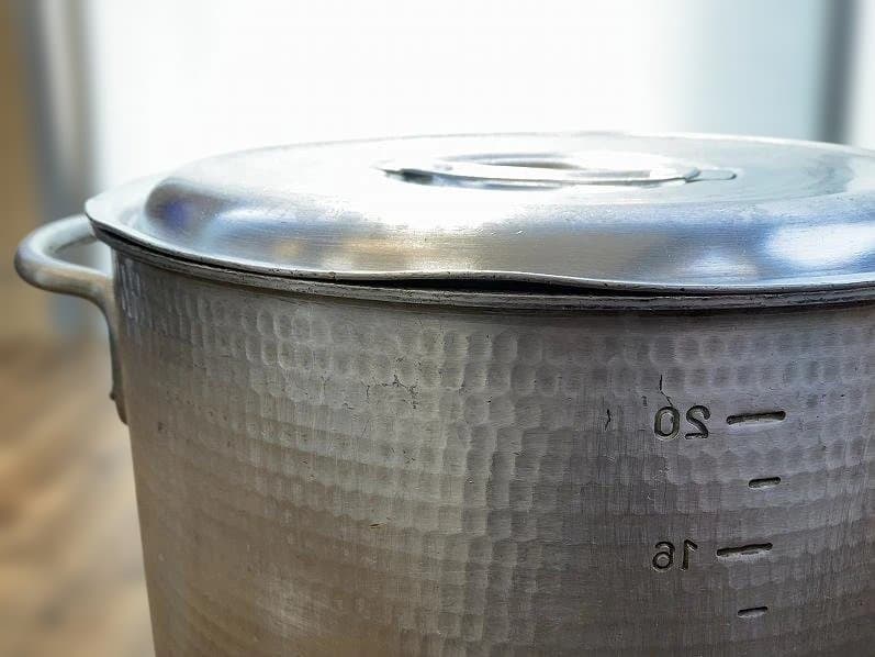 中尾アルミ製作所 KING POTS 打出し 半寸胴鍋 直径36cm