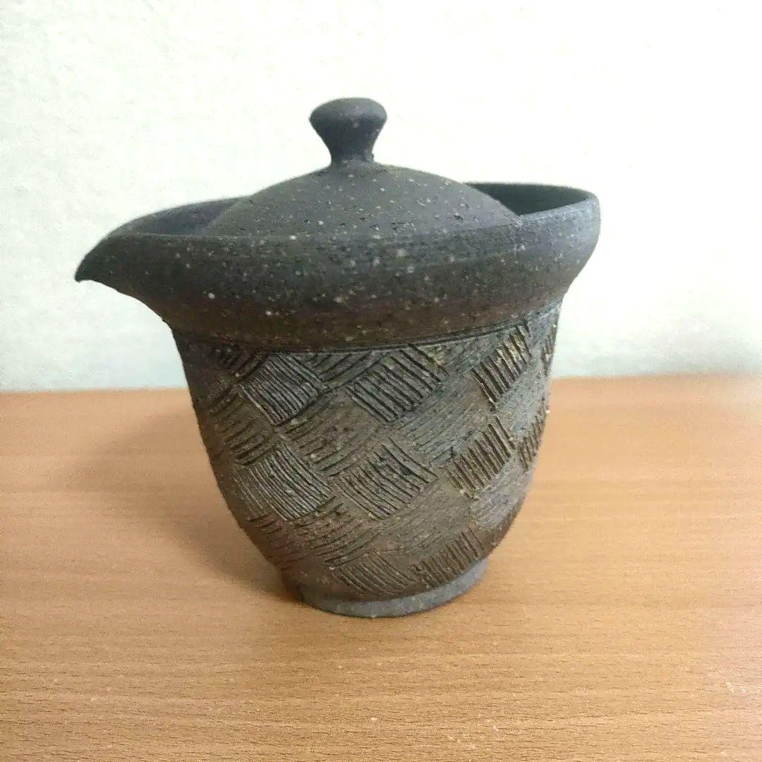 〈未使用〉常滑焼　手造り　急須　煎茶道具　宝瓶　茶器　茶道具　【S-C-6】