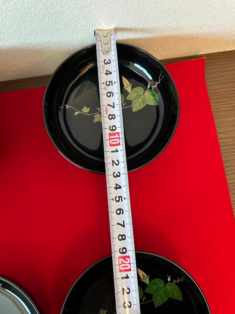 輪島塗　朝顔蒔絵　煮物椀五客