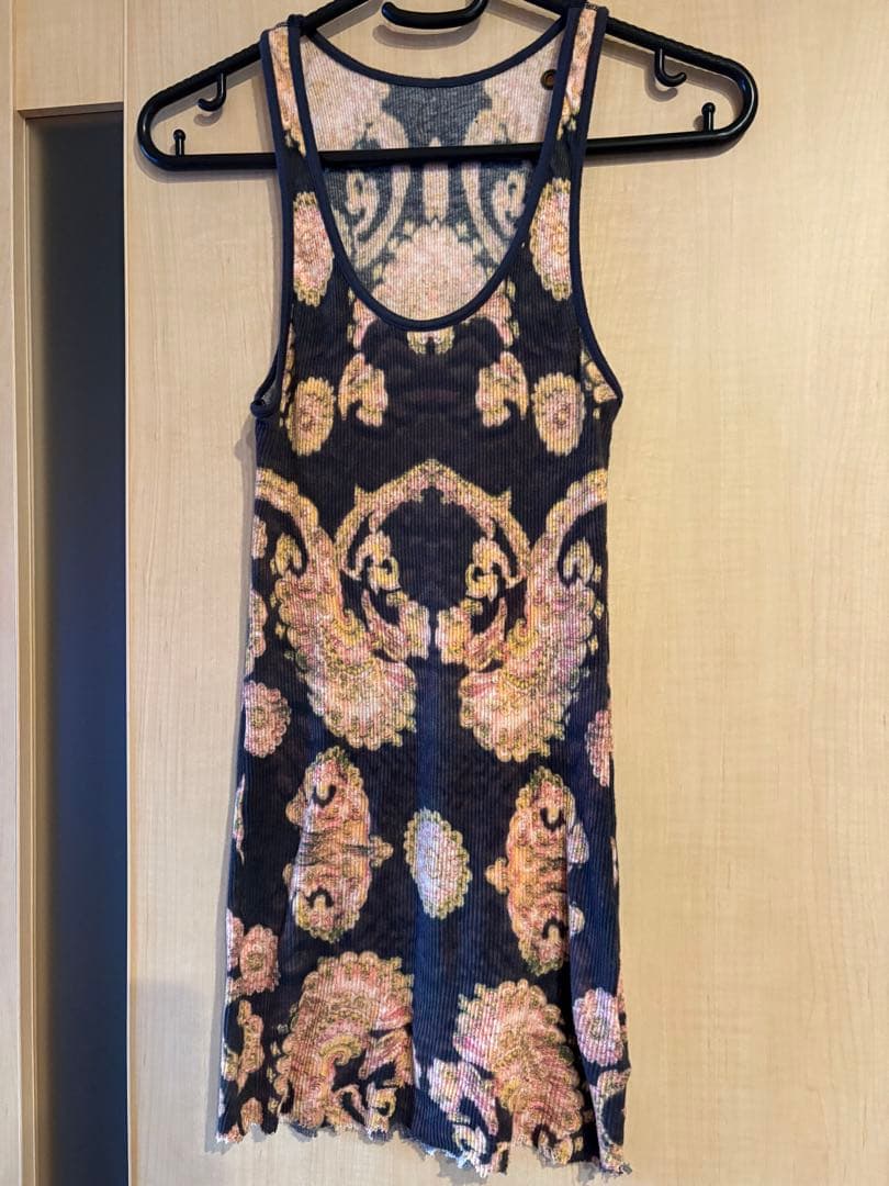 希少初版 ifsixwasnine リバースタンクトップ 棺桶スカル hyde着