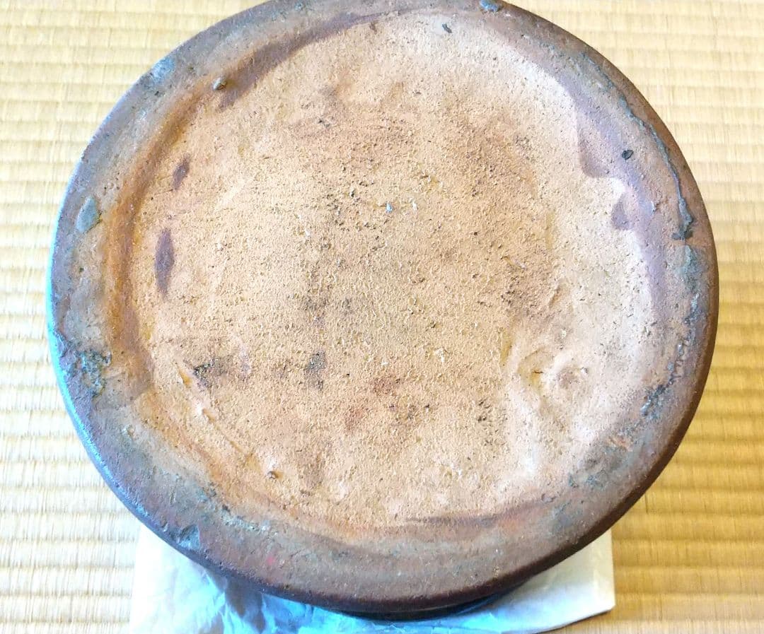 人間国宝 賓田庄司 火鉢 共箱 昭和初期！