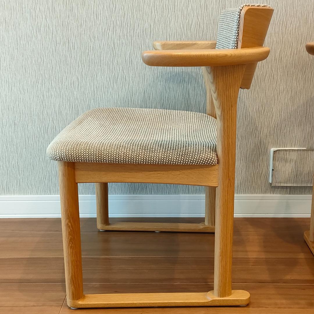 美品　INOUE Associates　アームチェア　中座椅子　2脚セット