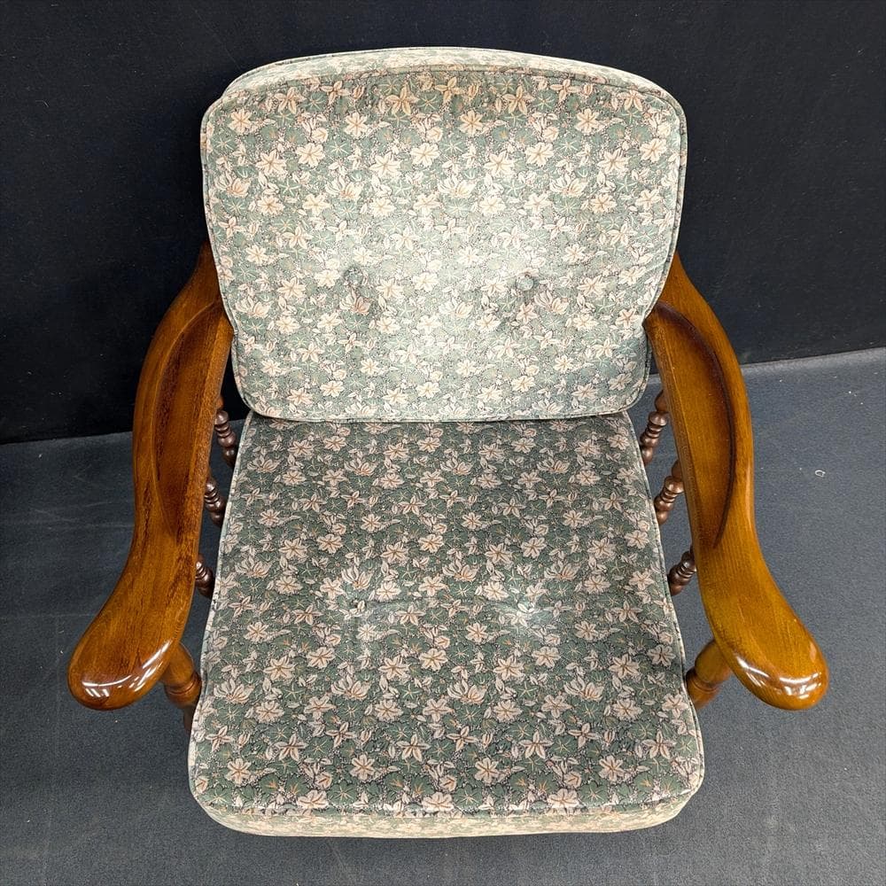 カリモク　コロニアル　応接３点セット　シングルソファ　一人掛け　センターテーブル