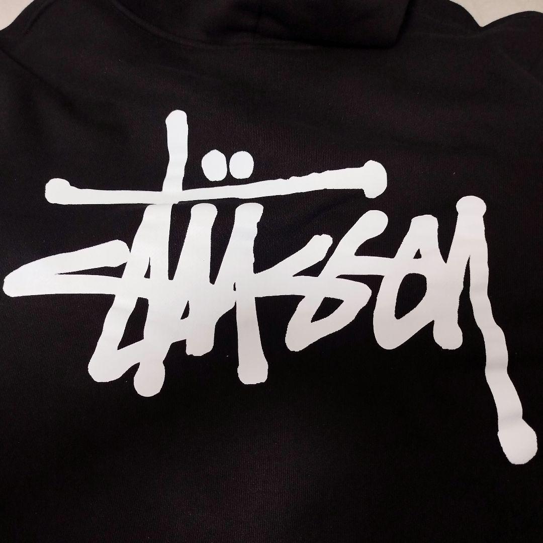 STUSSY 黒 パーカー Sサイズ