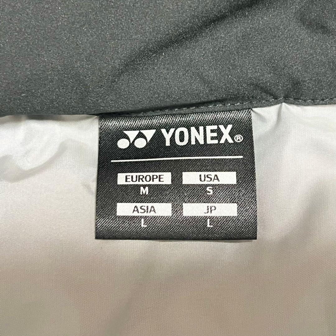 【試着のみ】YONEX ハーフコートダウンジャケット　【Lサイズ】　ブラック