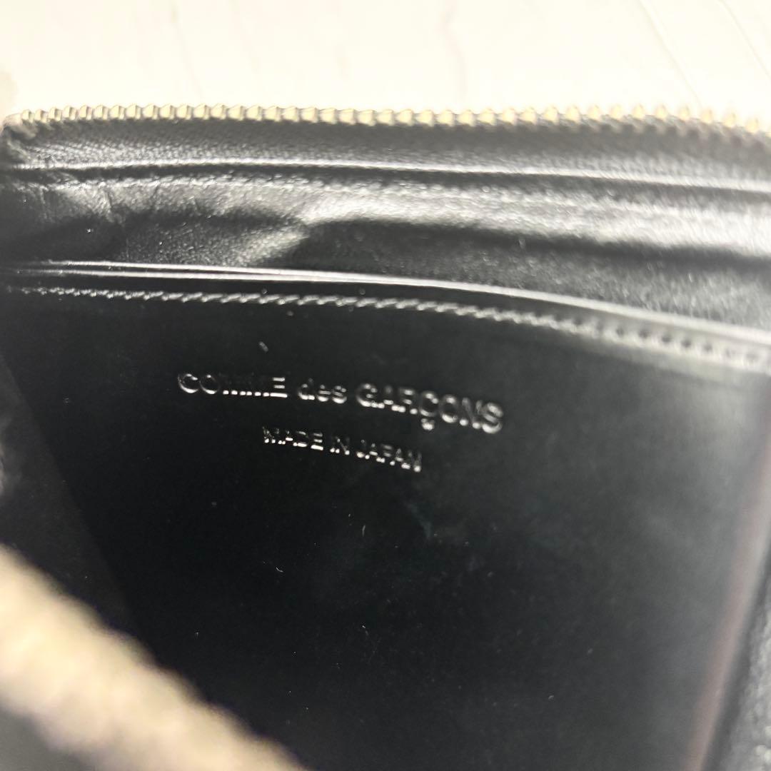 コムデギャルソン L字型財布　スタッズ　レザー　黒　ユニセックス