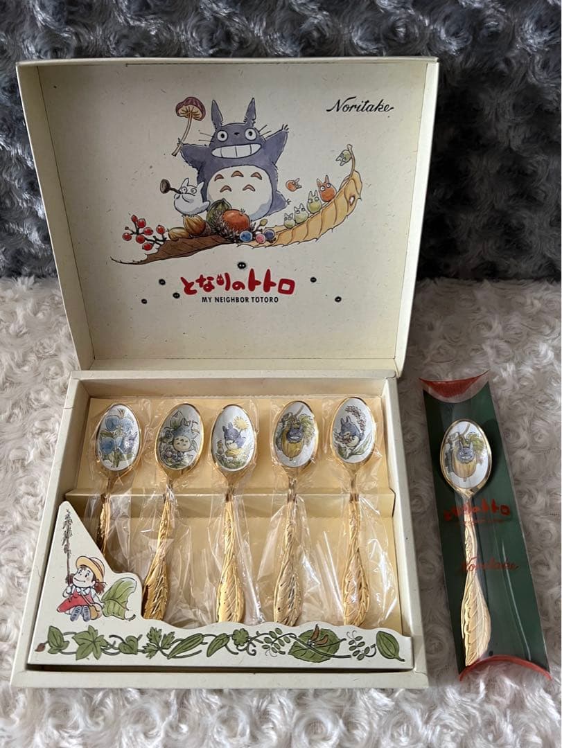 ノリタケ　カトラリーセット　となりのトトロ　スプーンセット＋オマケ《６本セット》