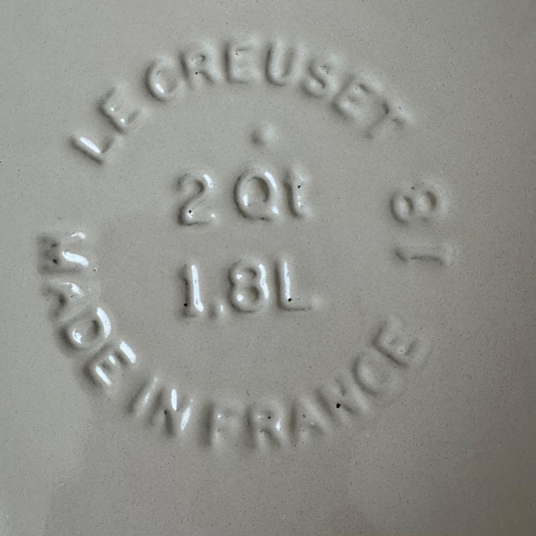 LE CREUSET ココットロンド18cm 白