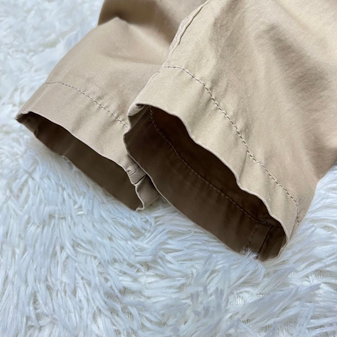 ドゥーズィエムクラス　ロングトレンチコート　ベージュ　ベルト　ダブル　綿100%