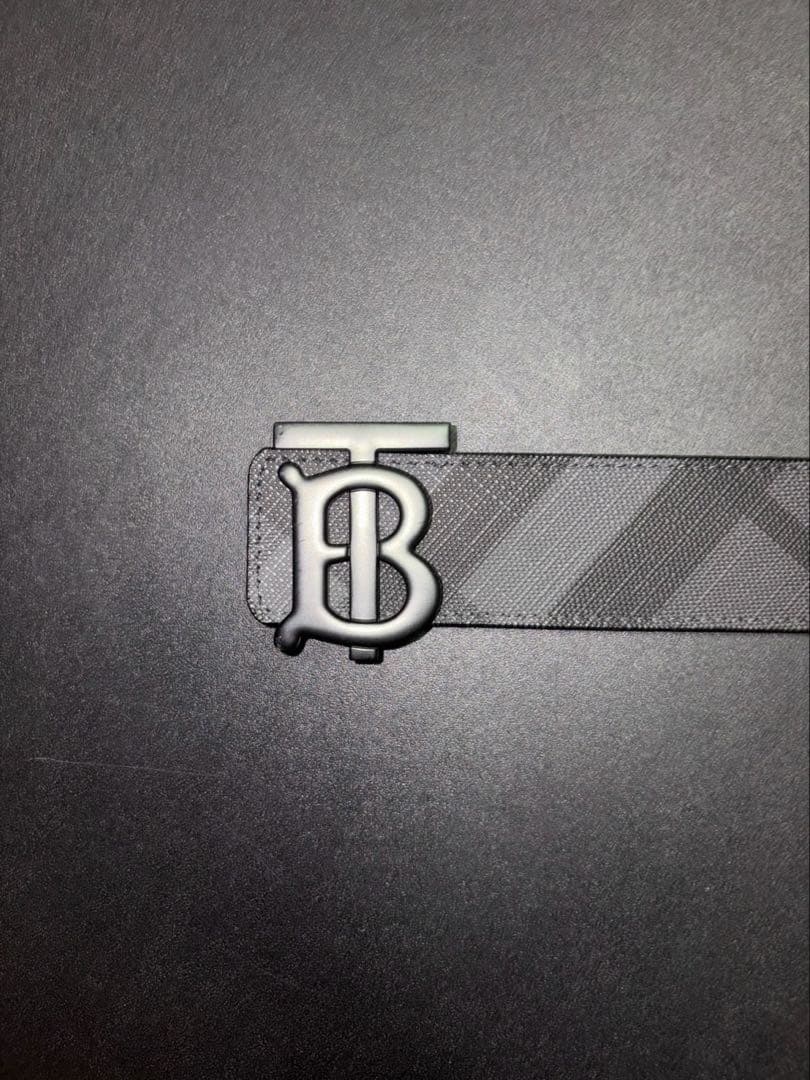 Burberry ベルト 黒 バックル　正規品