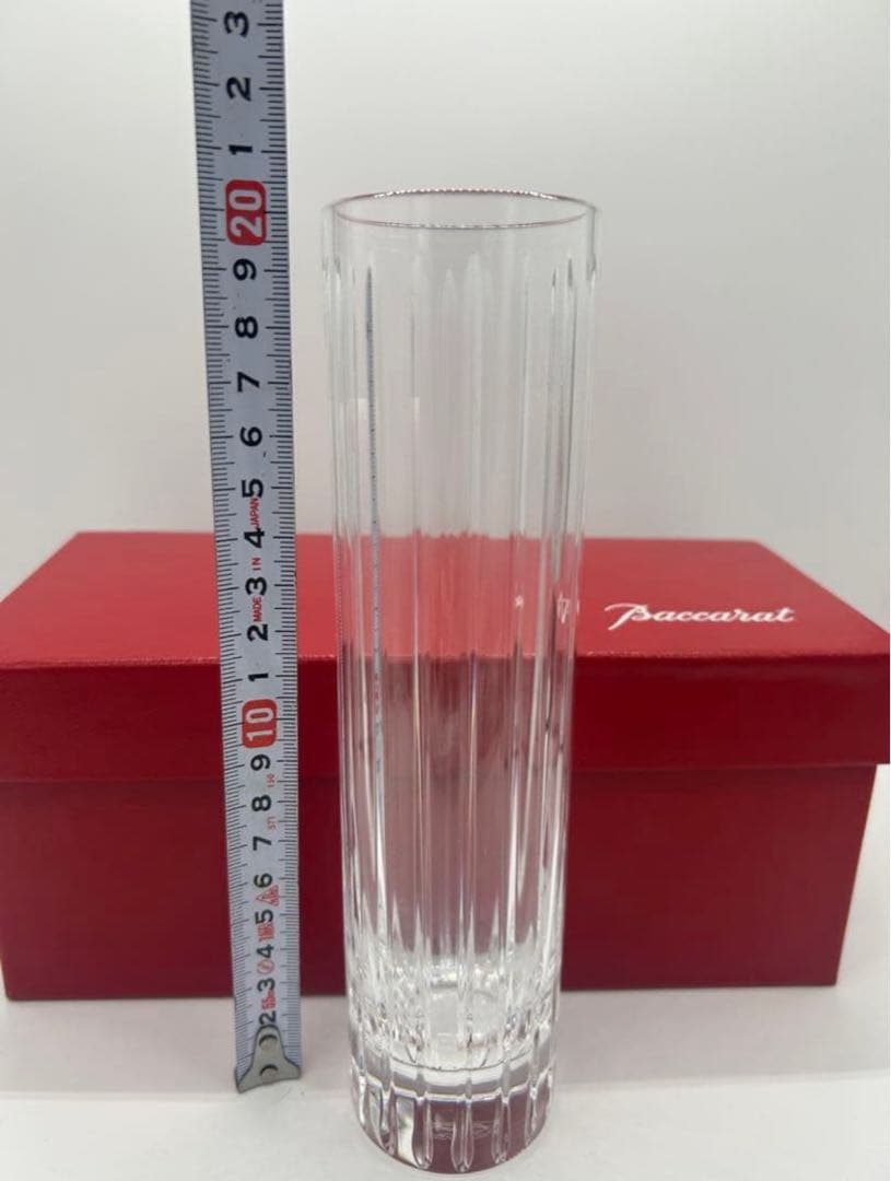 バカラ ハーモニー フラワーベース 花瓶 一輪挿し ストレート型 未使用