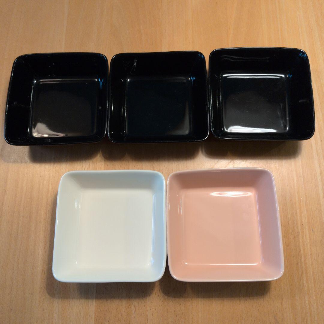 mwa　イッタラ スクエアプレート 12cm 計5枚