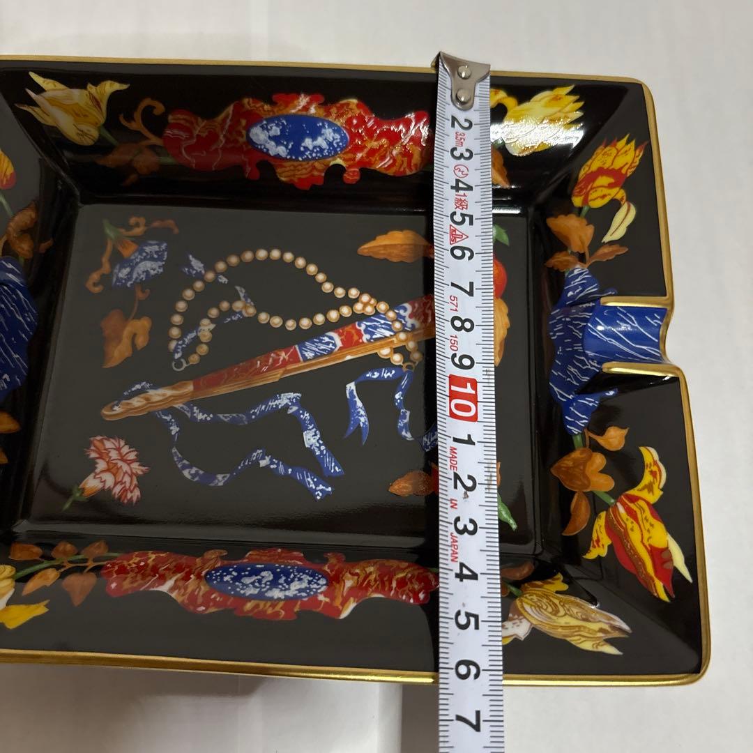 エルメス　HERMES アッシュトレイ　灰皿　皿　小物　扇子　陶器