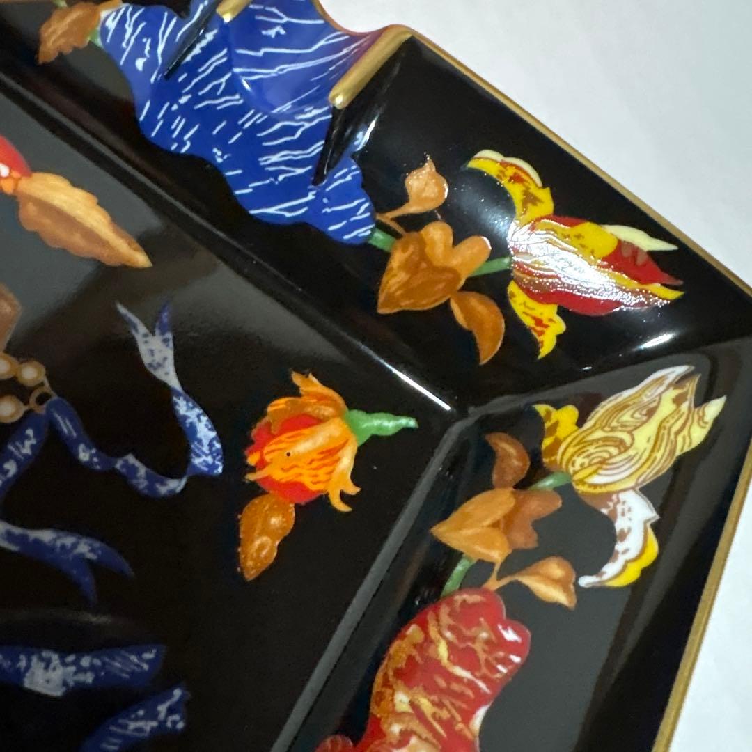 エルメス　HERMES アッシュトレイ　灰皿　皿　小物　扇子　陶器