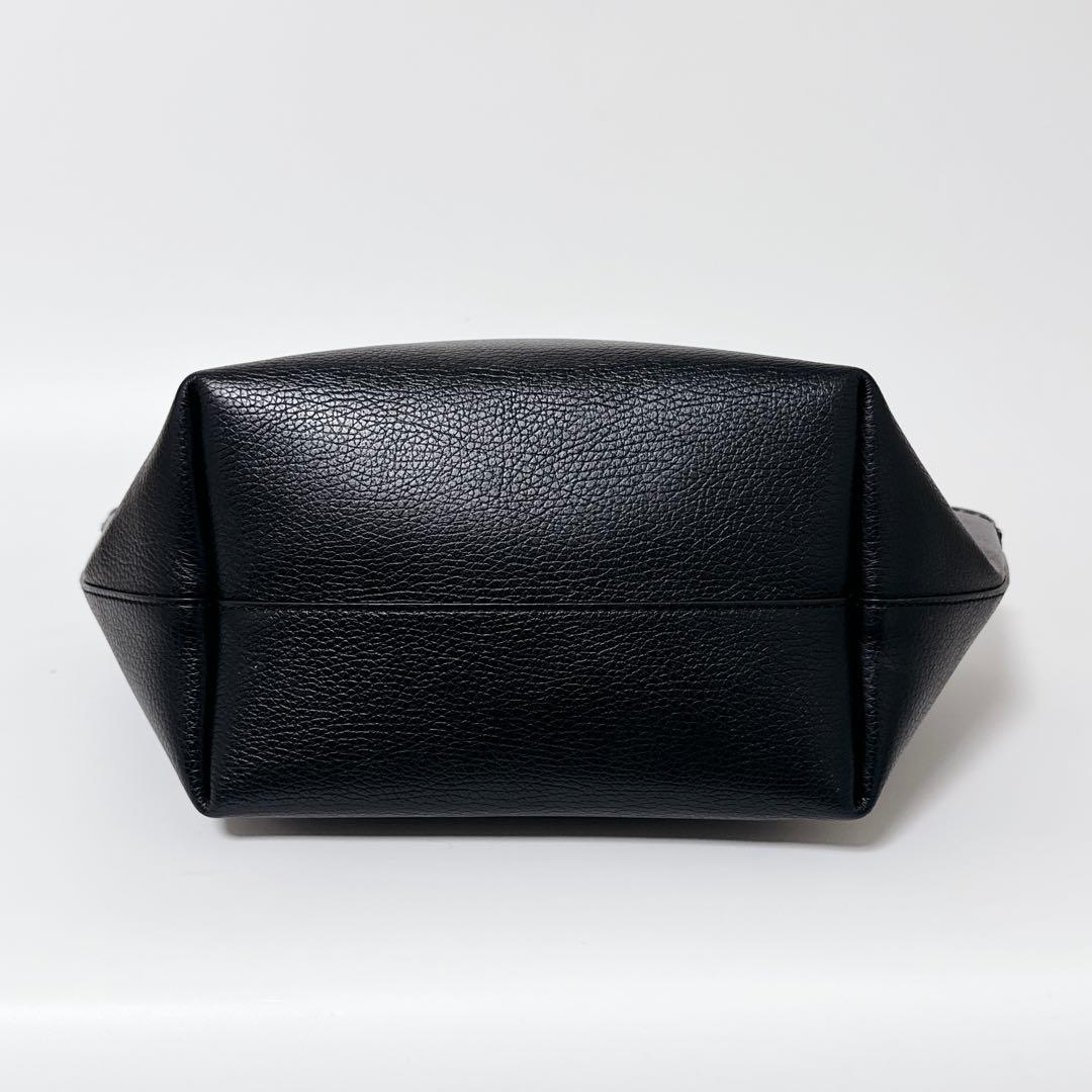 【希少商品】ロリステッラ　リバーシブルトート　アンジェリーナ　ブラック　レザー