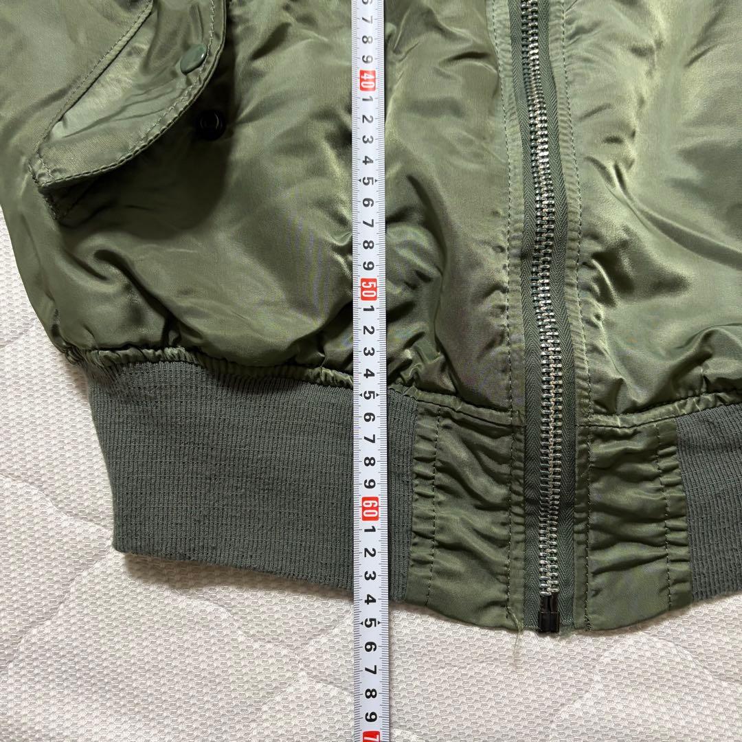 旧タグ80s アルファ MA-1フライトジャケット 空軍 アメリカ製 米国古着