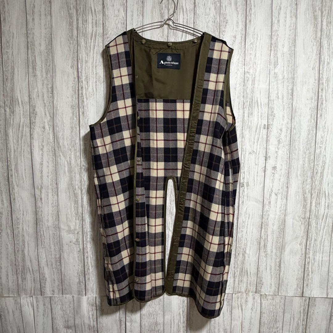 【日本製】アクアスキュータム トレンチコート ライナー付 M〜L