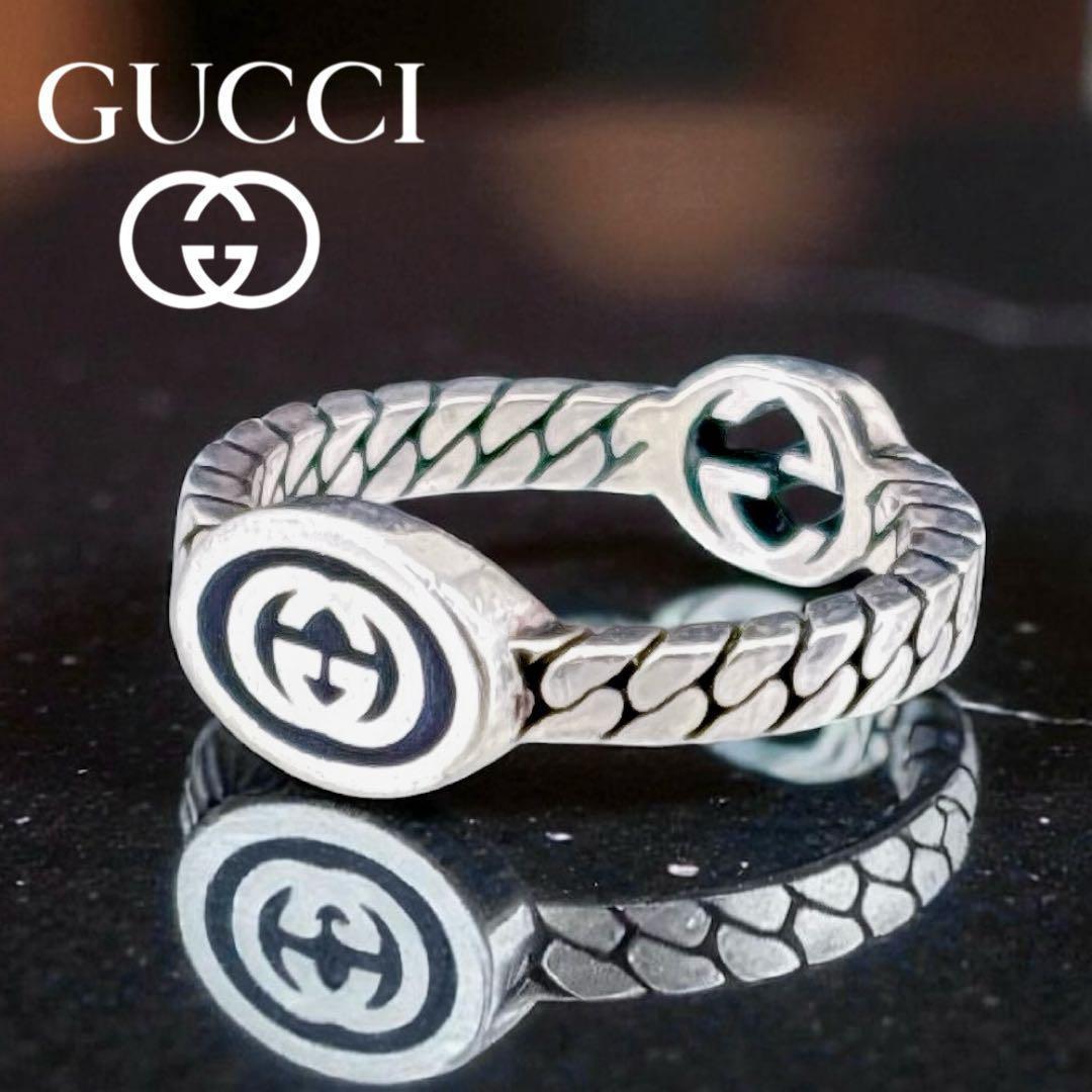 HITOMIグッチ/11号指輪/インターロッキング/シルバー925