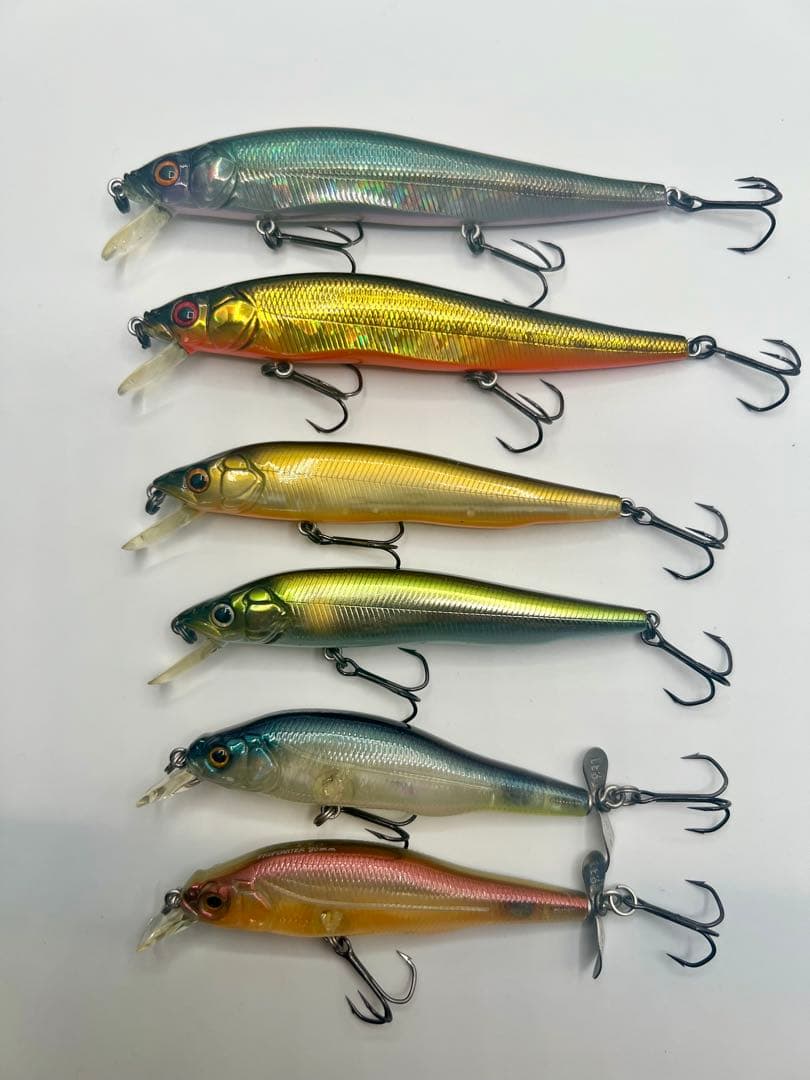 ハードルアー ミノー6個セット メガバス 110 95 X80プロップダーター