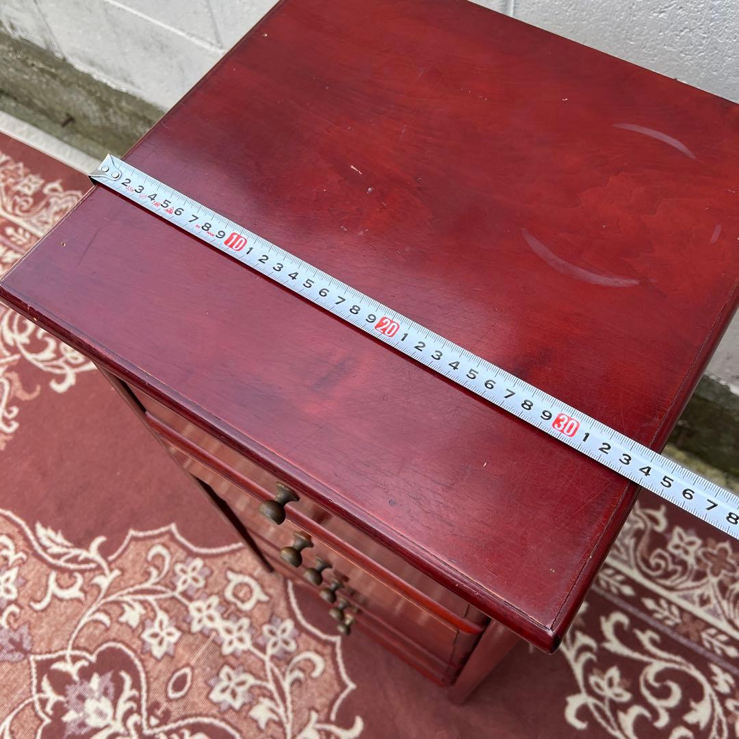 古家具ビンテージ品◾️四国工芸 SHICO 引き出し6杯 整理棚 木製家具