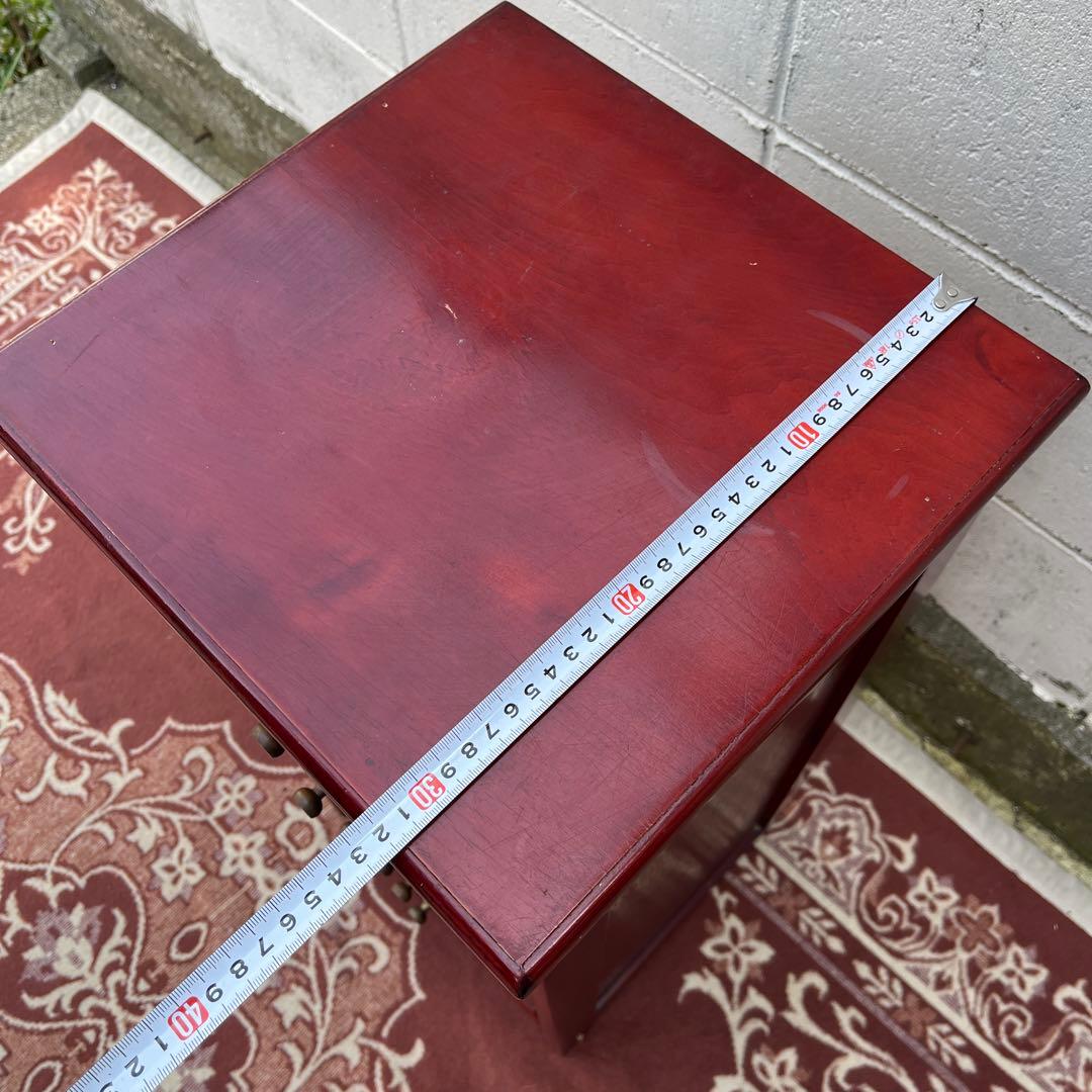 古家具ビンテージ品◾️四国工芸 SHICO 引き出し6杯 整理棚 木製家具