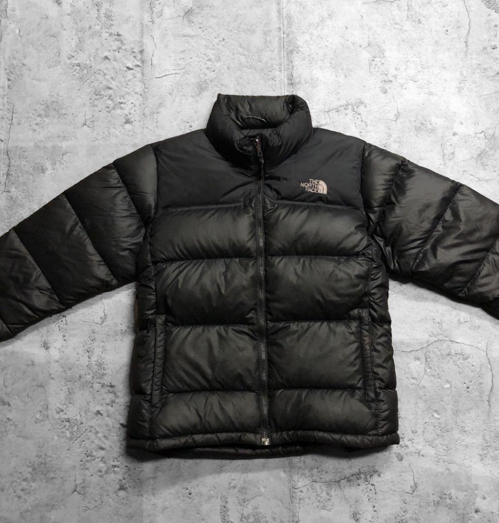 ザノースフェイス 700フィル ヌプシ ダウンジャケット ブラック レディースL