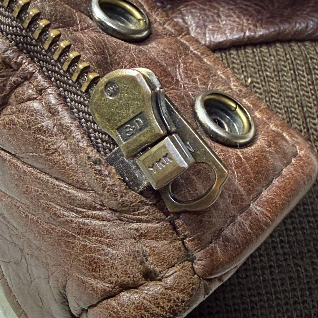 【90s】FREEDOM A-2フライトジャケット 牛革 ワッペン トップガン