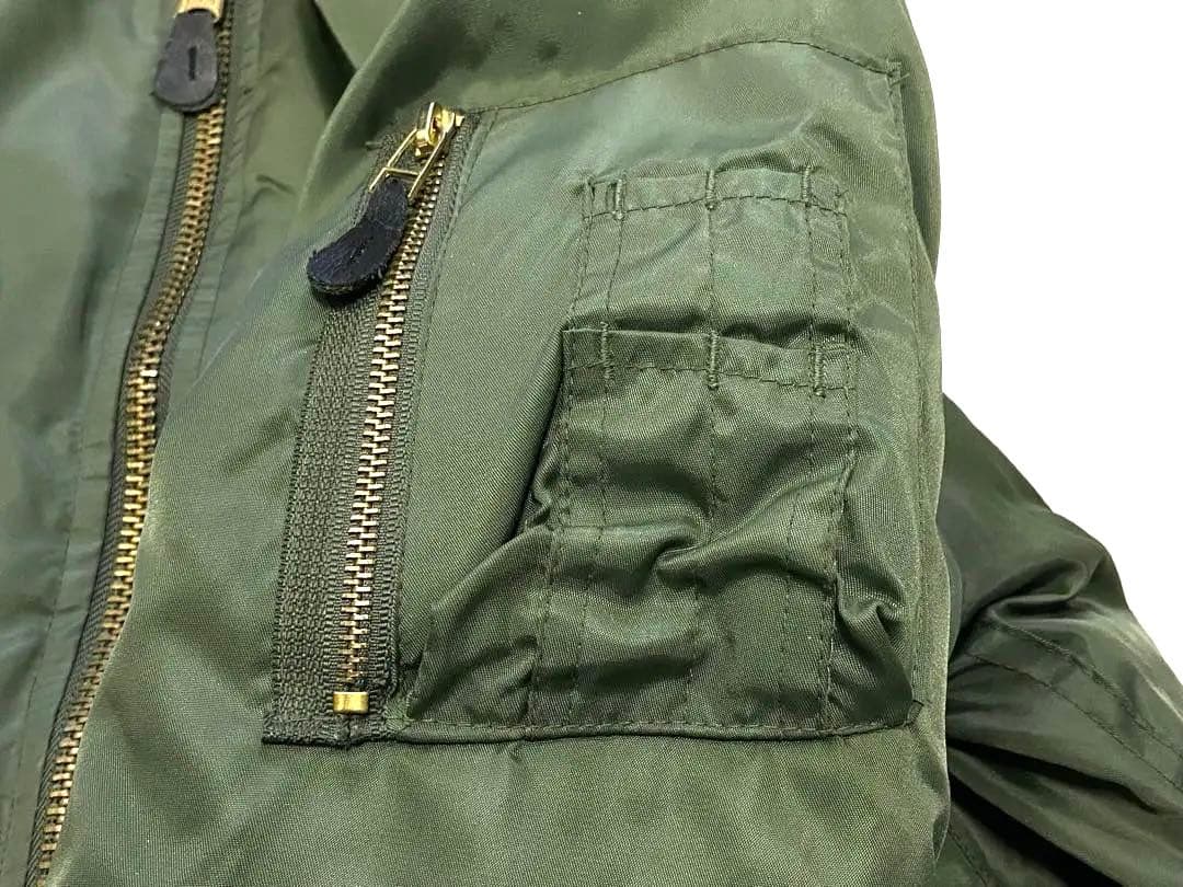 y2k 90s ファントムミリタリー MA-1 フライトジャケットM 幅広 短丈