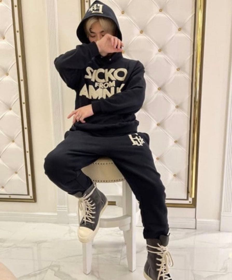 平本蓮　amnjx スウェットパンツ　L