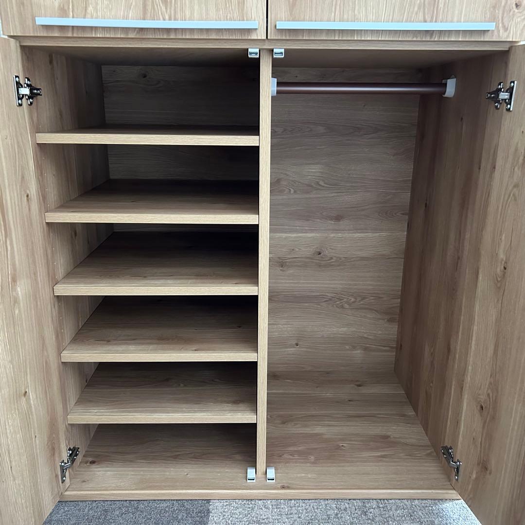 都内23区送料無料❗️ ワードローブ　クローゼット　収納棚付き✨