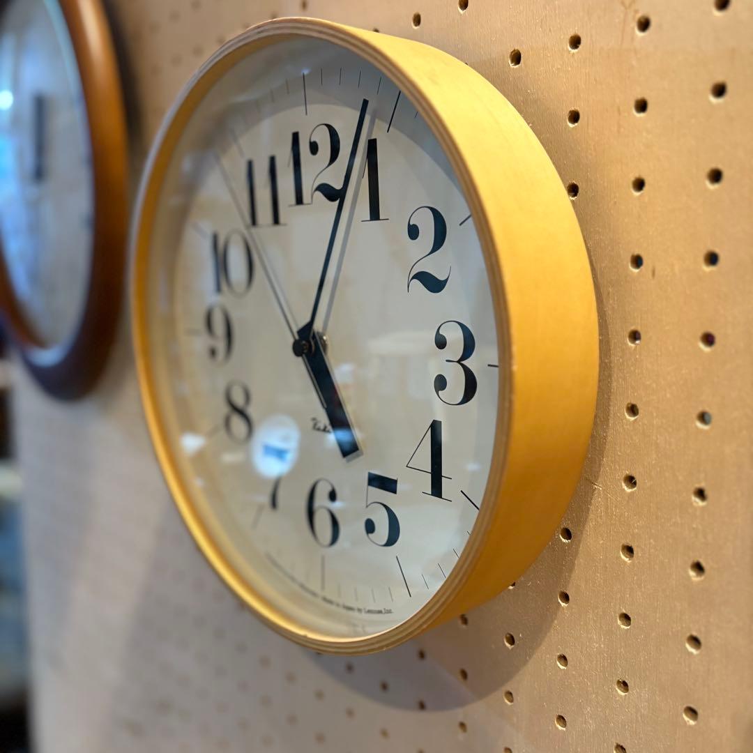 RIKI CLOCK M 壁掛け時計　電波時計 約25cm lemnos