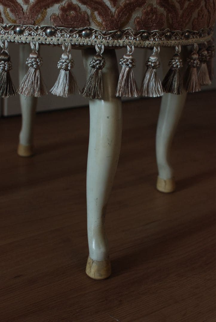 3点セット フランスミラー 鏡台 ドレッサー ミラー チェア 付き 猫脚 希少品