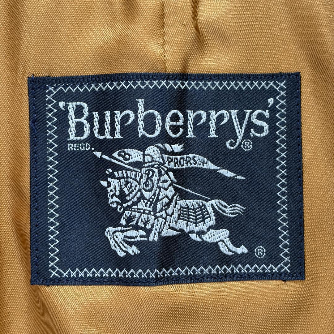 【XL相当】BURBERRY　トレンチコート　ライナー付き　チェック　グレー