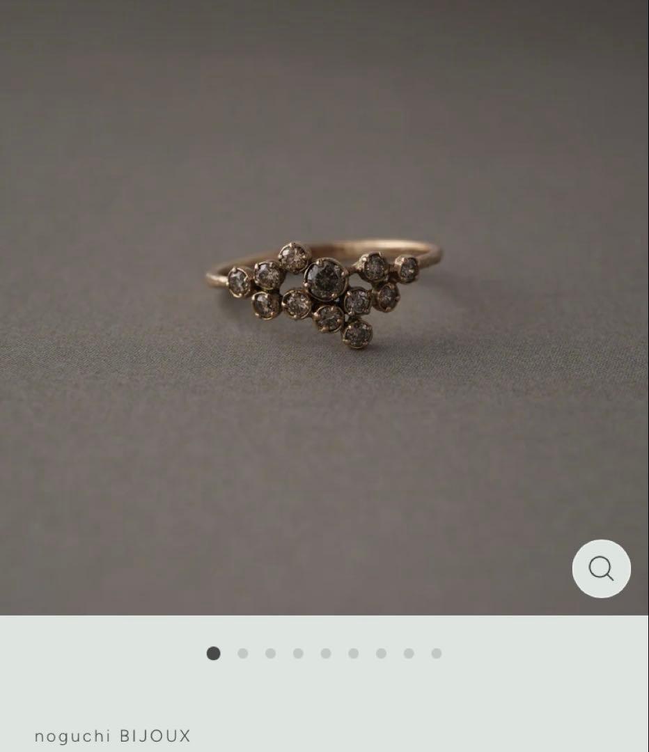 期間限定値下げnoguchi BIJOUX Tsubu #114 ゴールドリング