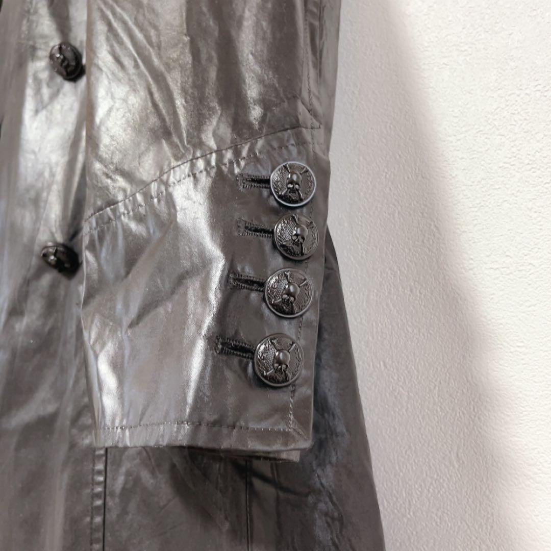 roen ロエン Hyde着用コーティングトレンチコート ブラック サイズ48