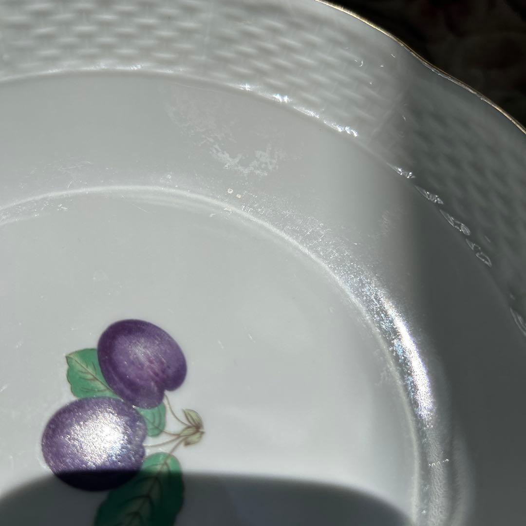 リチャードジノリ　ボンジョルノプルーンスーププレート　ベッキオホワイト　5枚