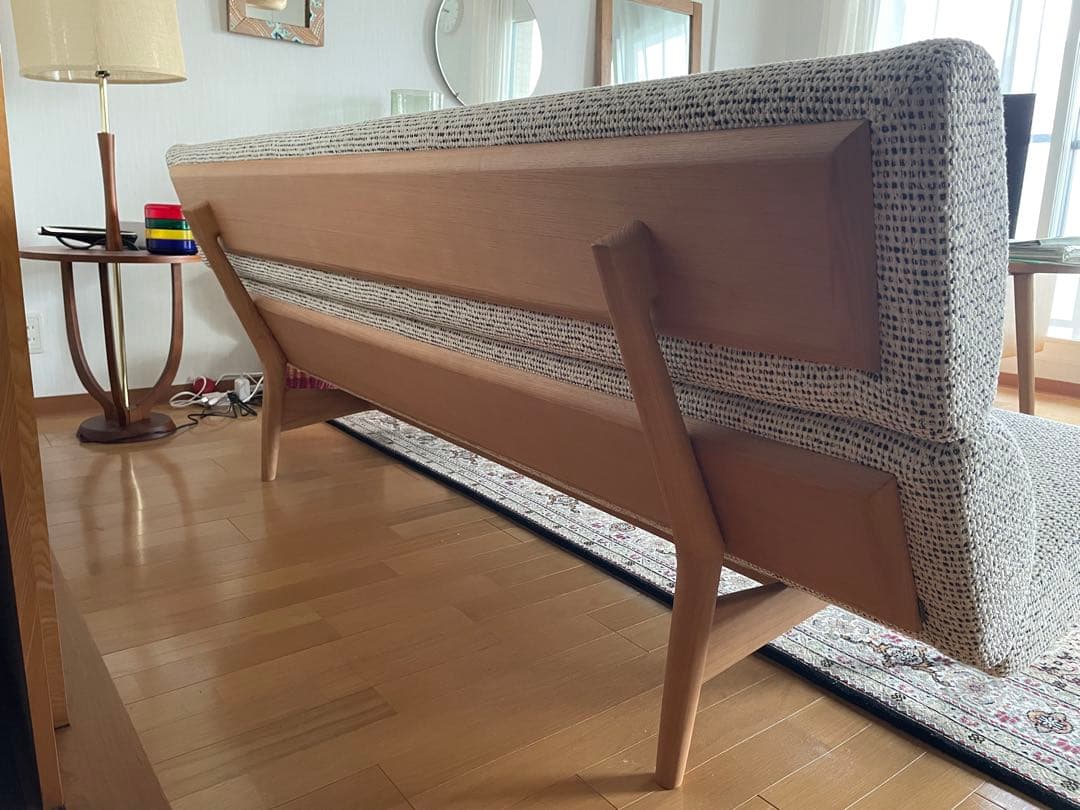 旭川木製家具　カンディハウス　エクリプス ３Pソファ　美品　送料込み