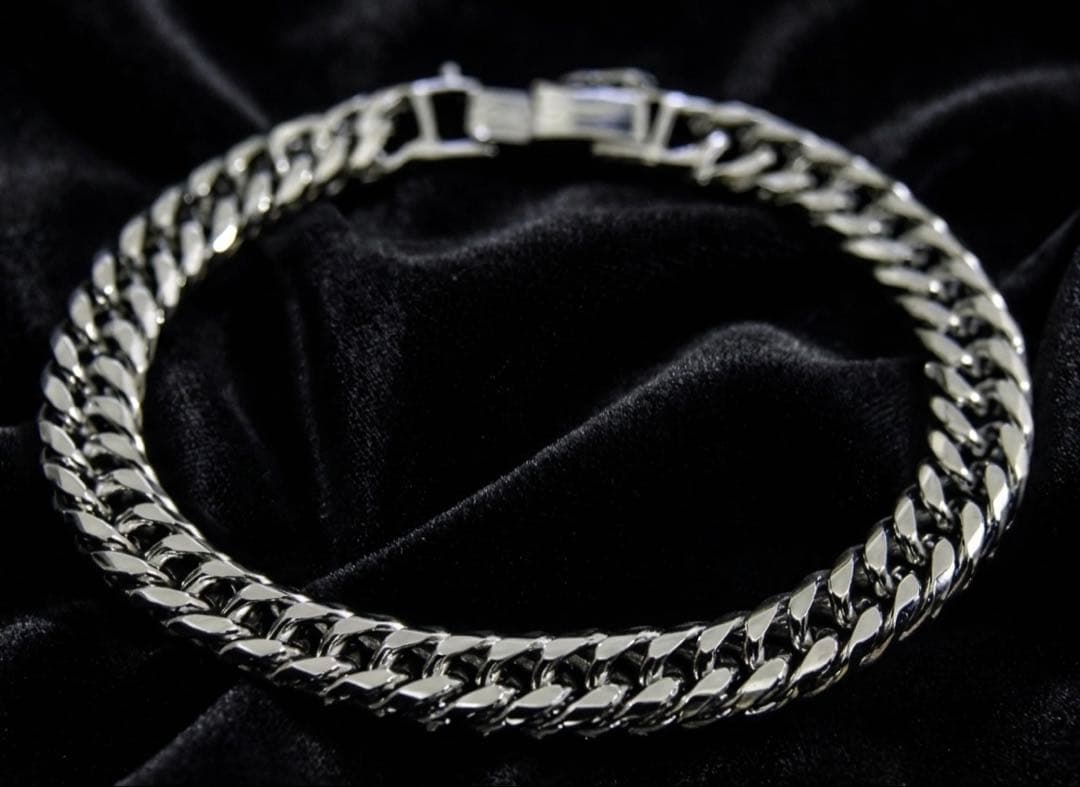 喜平ブレスレット6面ダブル　セーフティ付き