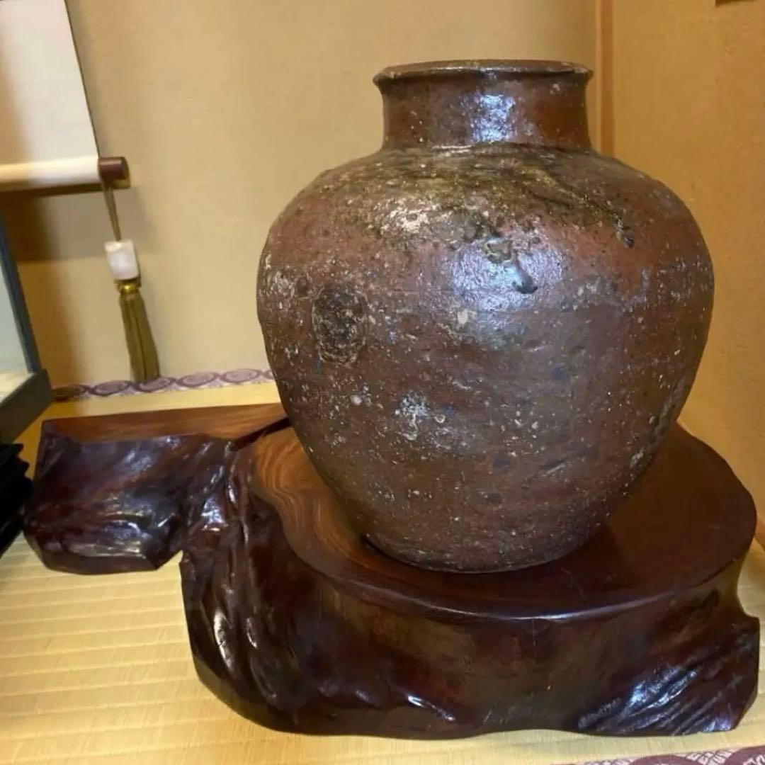 常滑焼壷 平安時代 木箱付き