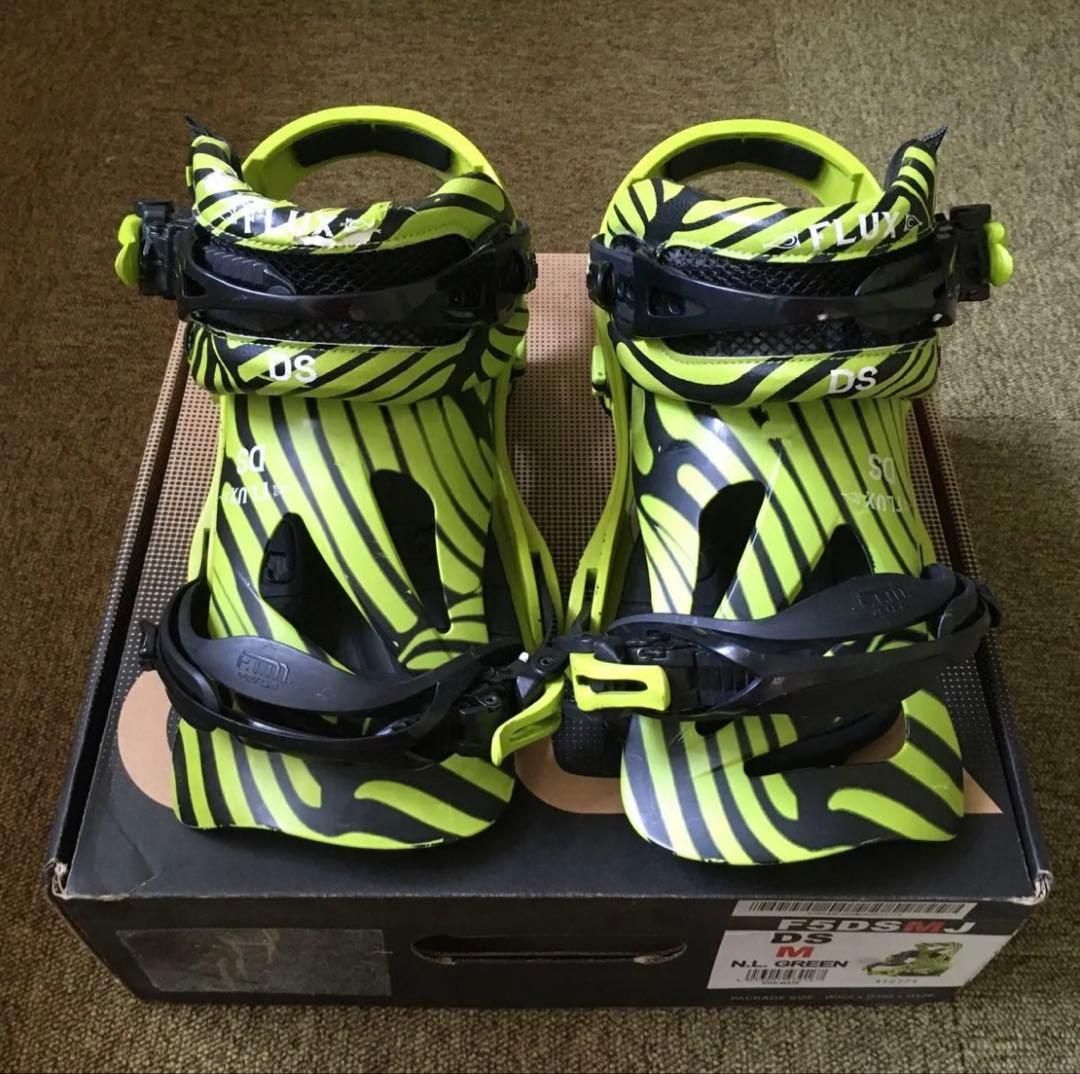 FLUX DS Mサイズ　N.L.GREEN スノーボードビンディング