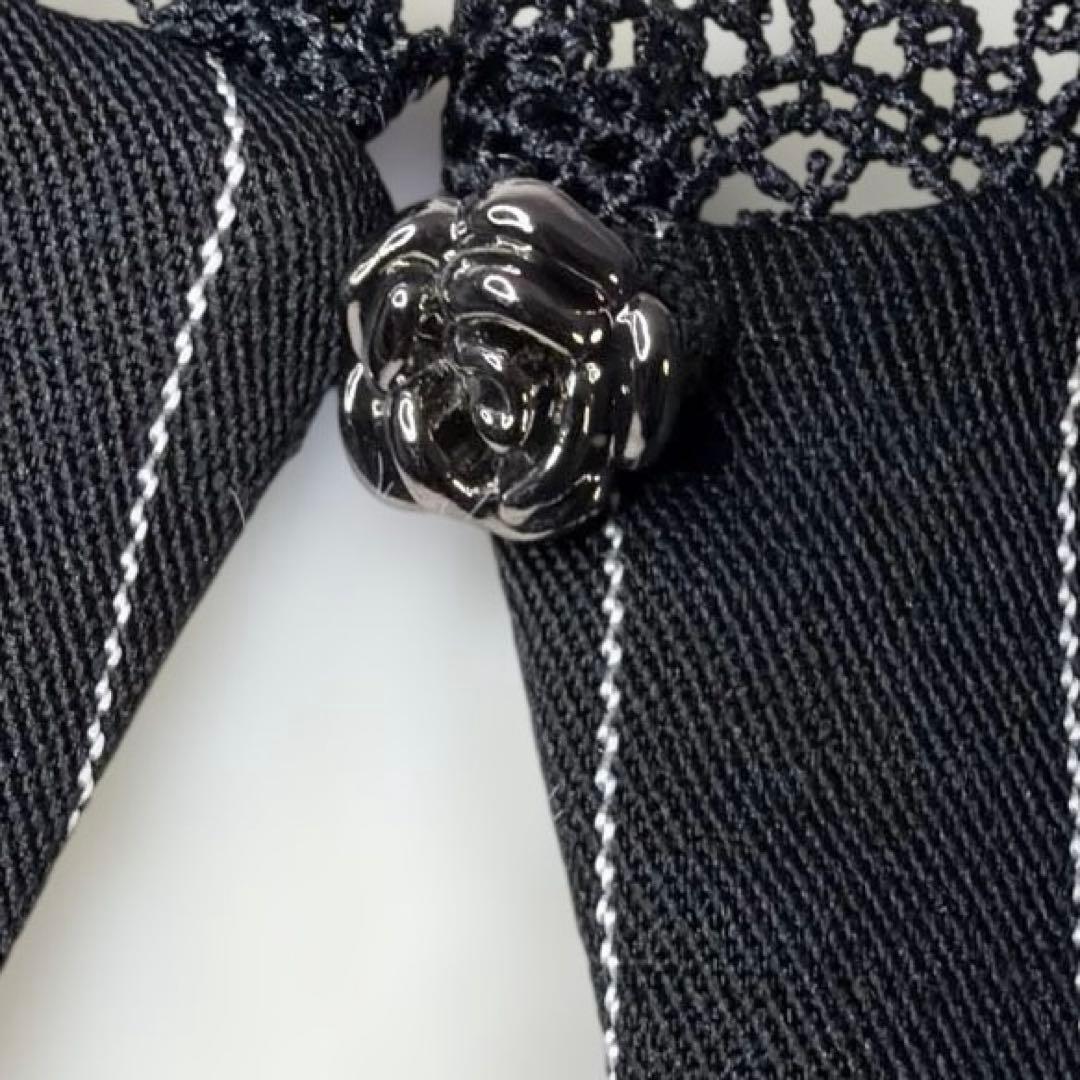 オッズアンジェロ　クラシック編み上げワンピース ストライプ ブラック　希少美品