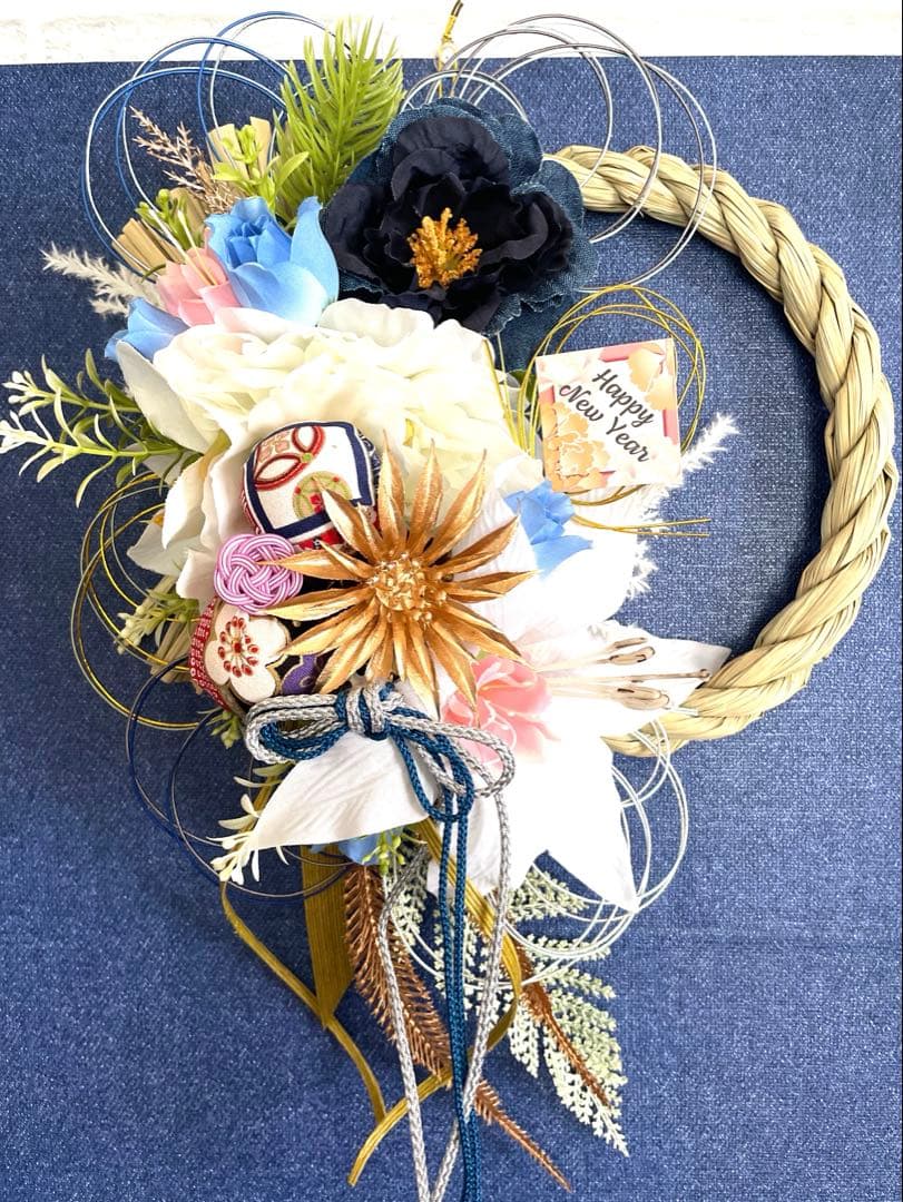 クリスマスツリー 青と白の装飾❣️MＳ❣️3点セット❣️