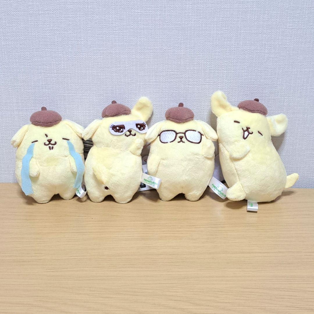 ポムポムプリン　わらって♪もっと動くプリンマスコット　全4種セット