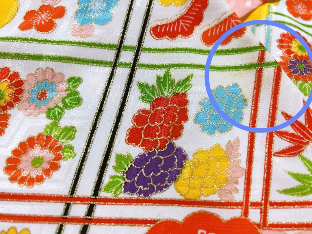 5歳レトロ着物♡七五三　女の子　フルセット　一式　アンティーク　小さめ