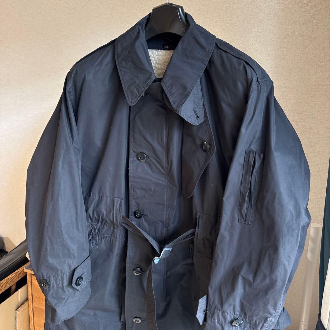 OLDMAN'S TAILOR ボアライナー付きステンカラーコート