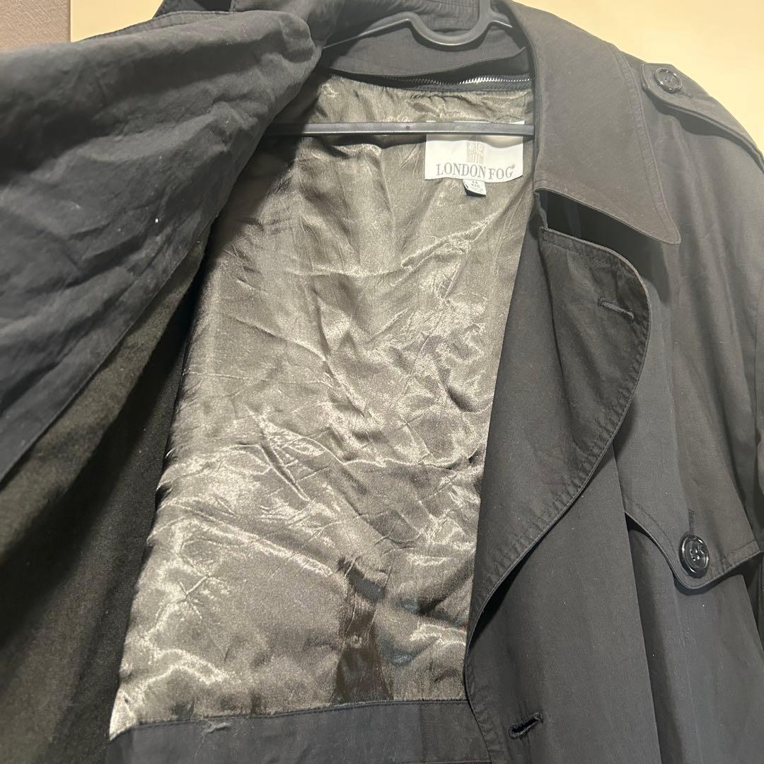 LONDON FOG / トレンチコート　オーバーサイズ　ブラック