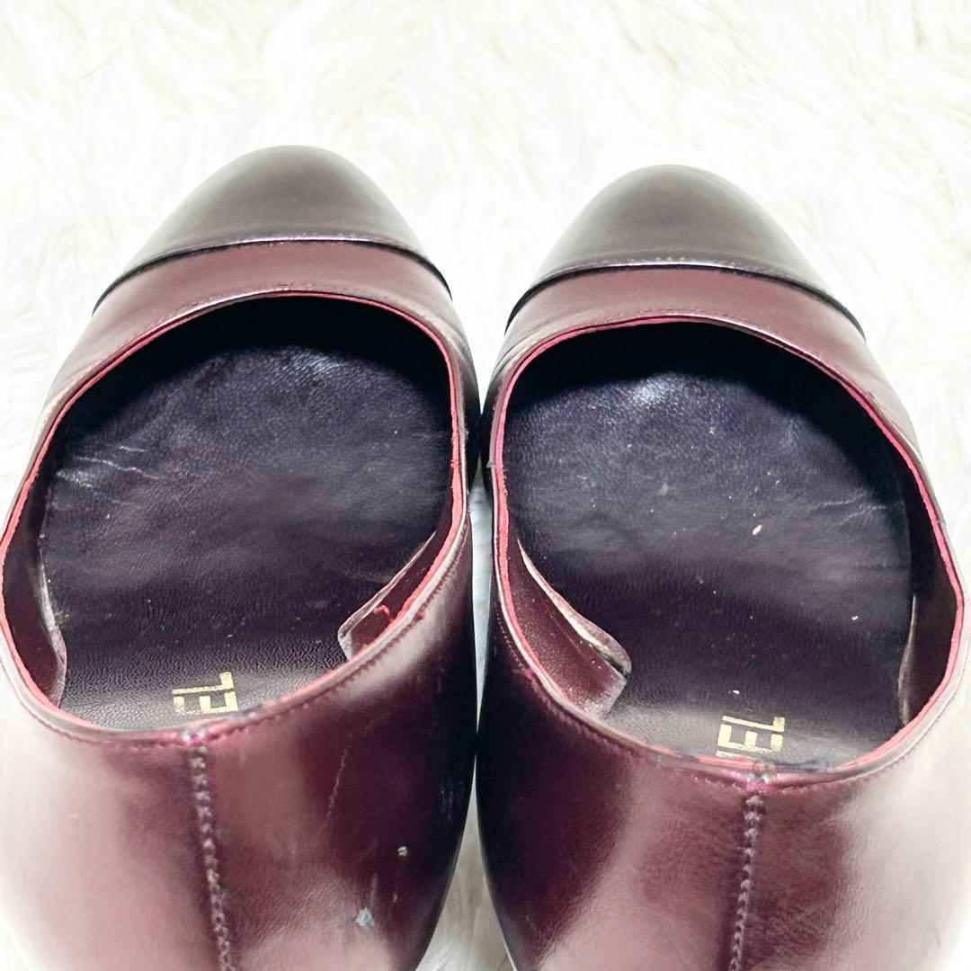 【良品】CHANEL シャネル パンプス カメリア