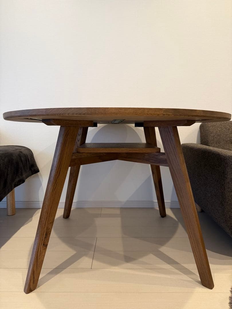 ADDAY(アディ)　ラウンドダイニングテーブル Φ1100