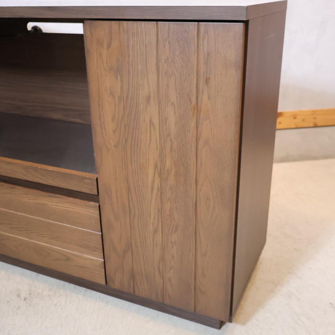 フランフラン REIZ ライツ オーク無垢材 キッチンカウンター レンジボード