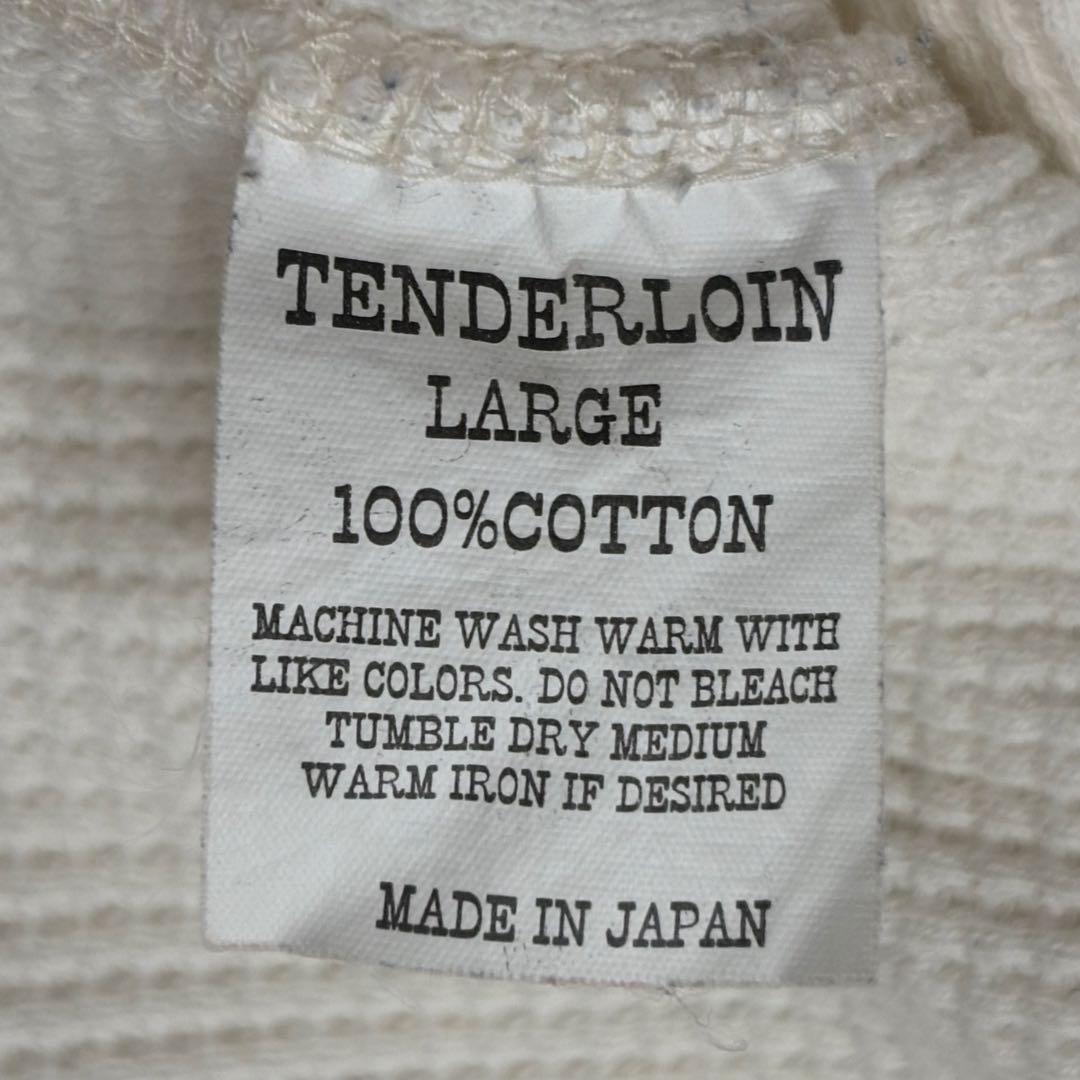 TENDERLOIN 美品 テンダーロイン サーマル ロンT L アイボリー